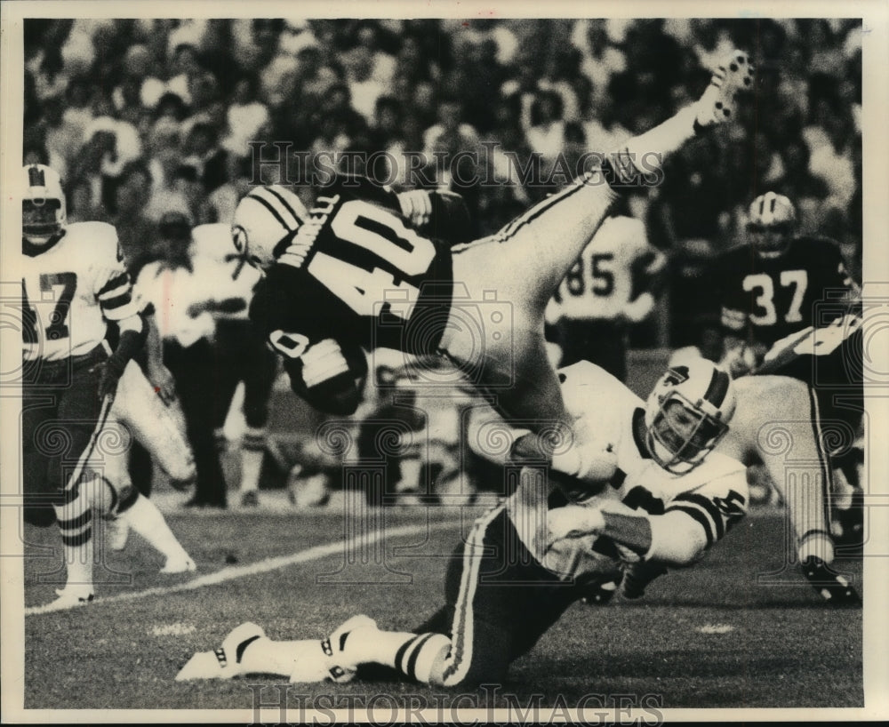 1975 Press Photo Green Bay Packers and Buffalo Exhibition Game - mjt09909- Historic Images