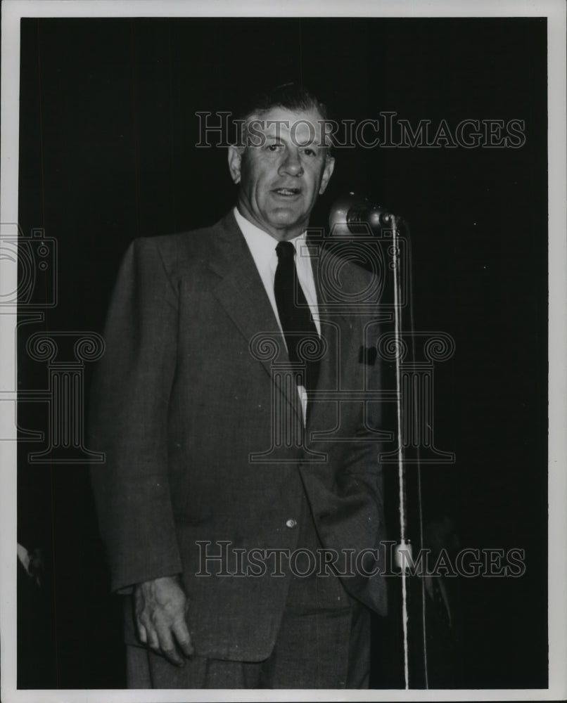 Press Photo Milwaukee Braves baseball manager, Charlie Grimm - mjt09957- Historic Images