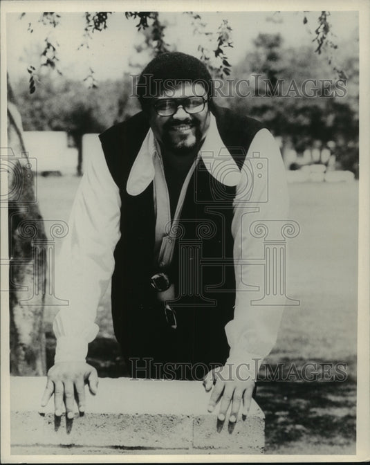 1970 Press Photo Former Football Player Turned Actor Roosevelt "Rosey" Grier- Historic Images