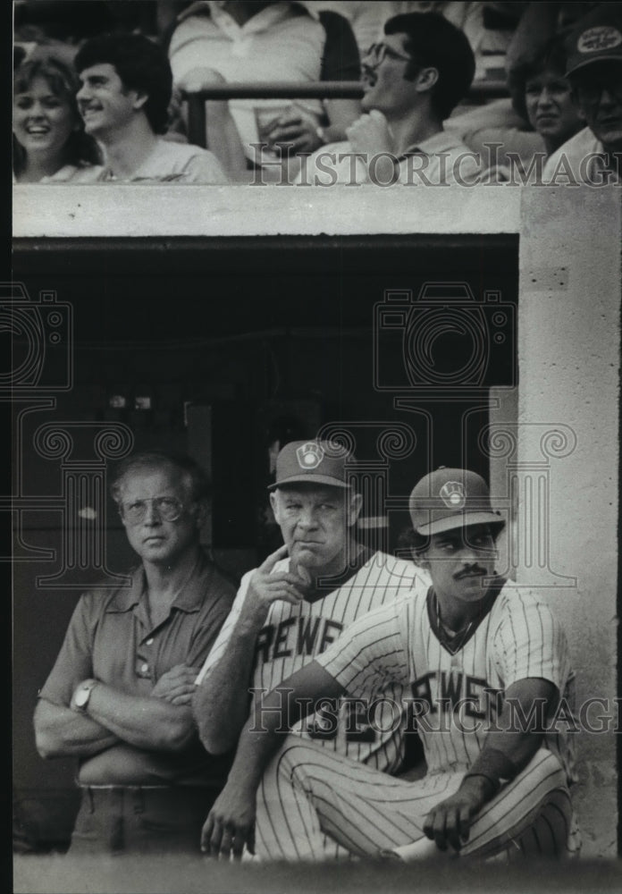 1982 Press Photo Milwaukee Brewers world series games - mjt10893- Historic Images