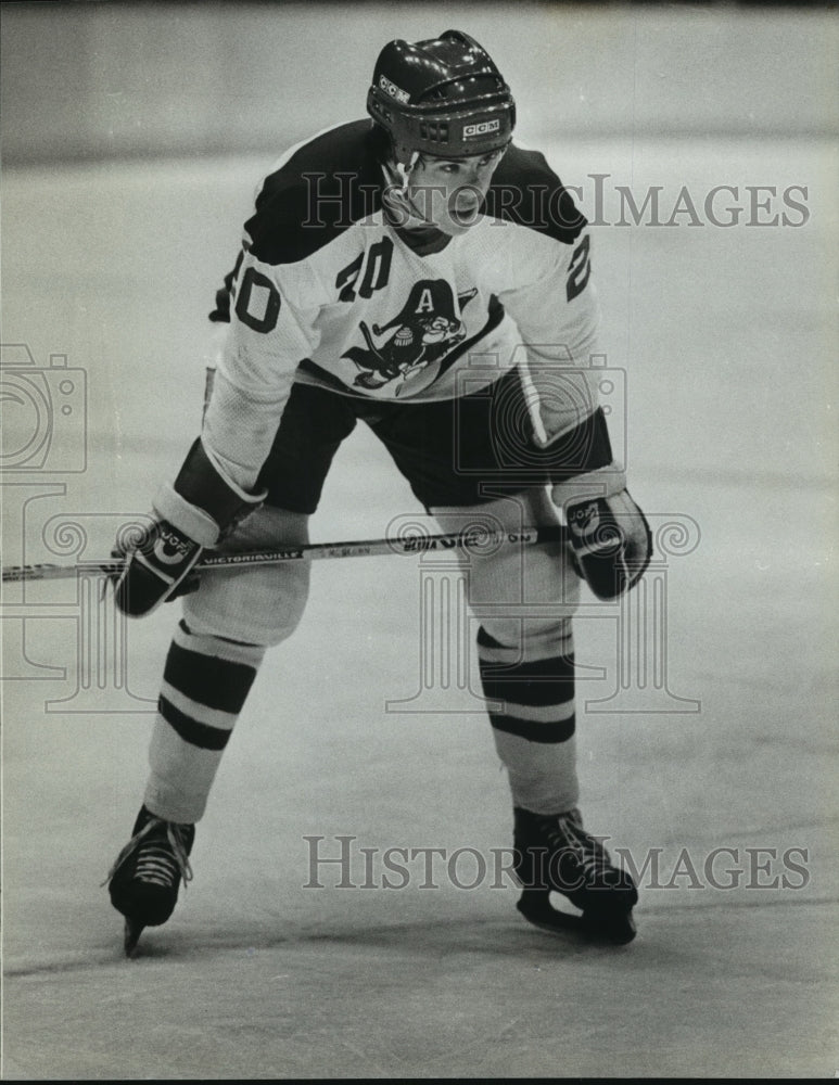 1983 Press Photo Milwaukee Admirals Cal Roadhouse - mjt10940- Historic Images