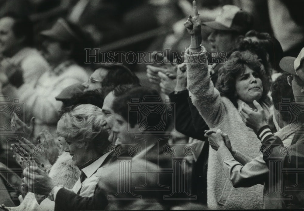 1982 Press Photo Debbie Thomas, Wife Of Brewers&#39; Baseball Player Gorman Thomas- Historic Images