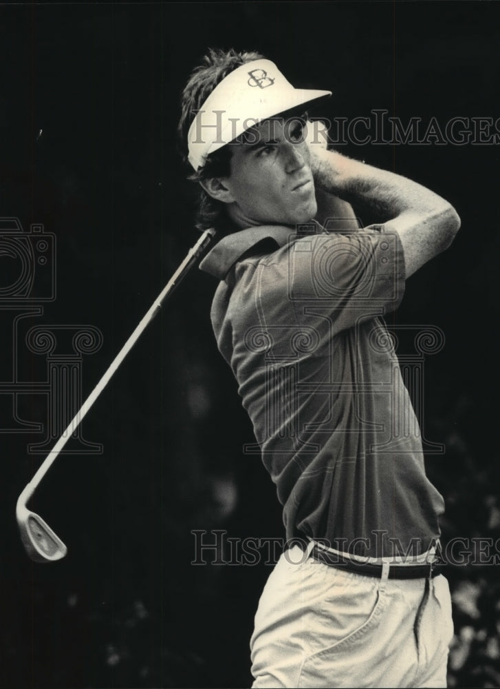 1987 Press Photo Golfer Skip Kendall at the State Amateur Championship- Historic Images