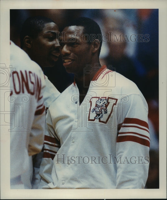 1988 Press Photo The Wisconsin Badgers' Danny Jones. - mjt12313- Historic Images