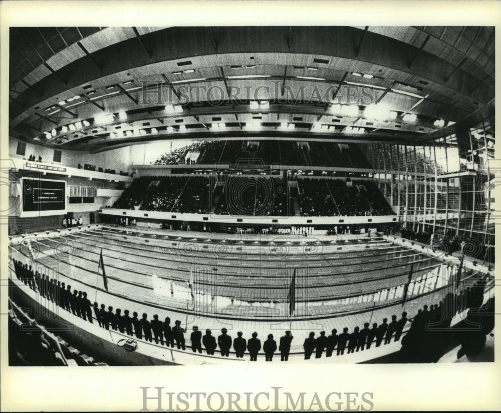 1980 Press Photo Indoor swimming pool to be used during the Olympics in Moscow- Historic Images