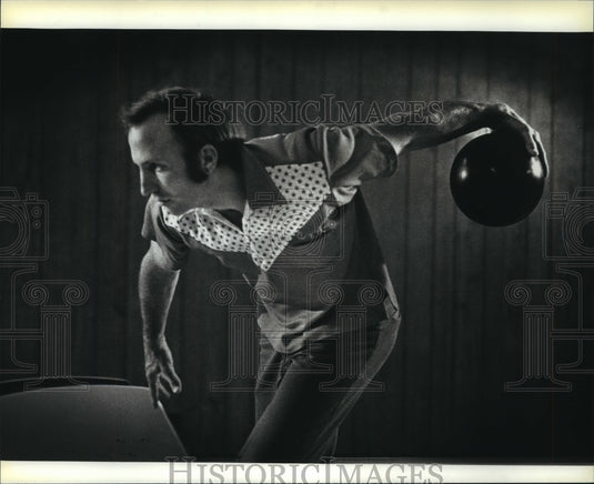 1973 Press Photo Wisconsin bowler, Mike O' Hagan - mjt12707- Historic Images