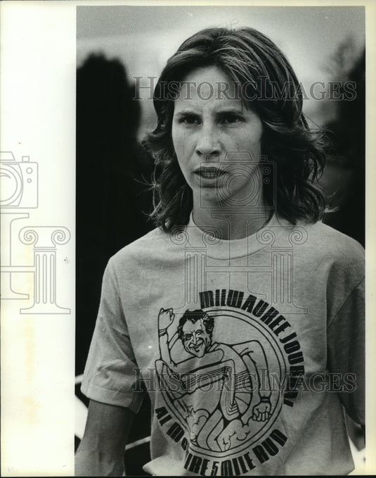1979 Press Photo Al McGuire Charity 5-Mile Run Women's Winner Barbara Hoch- Historic Images