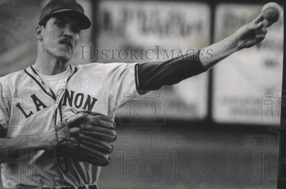 1970 Press Photo Mike Jurewicz, Left-hander for Lannon Land o&#39; Lakes League- Historic Images