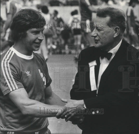 1977 Press Photo Milwaukee soccer player Herbert Schweinert . - mjt13303- Historic Images