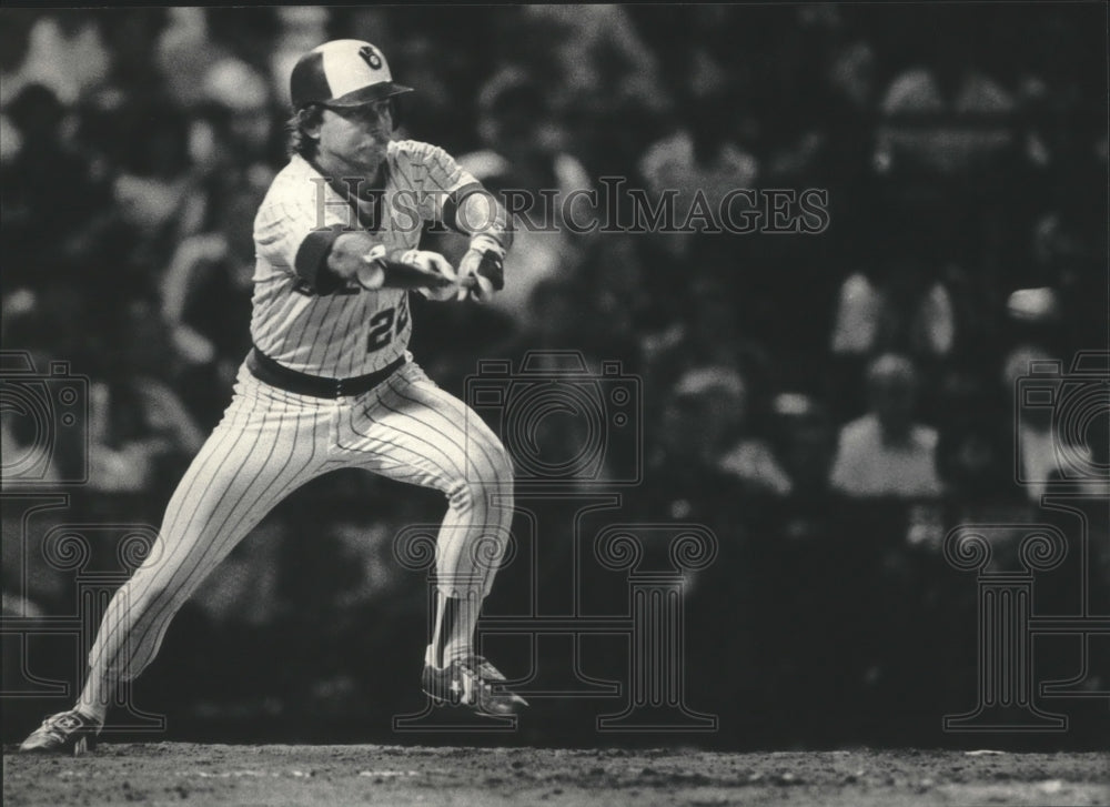 1985 Press Photo Milwaukee Brewers baseball player, Charlie Moore - mjt13545- Historic Images