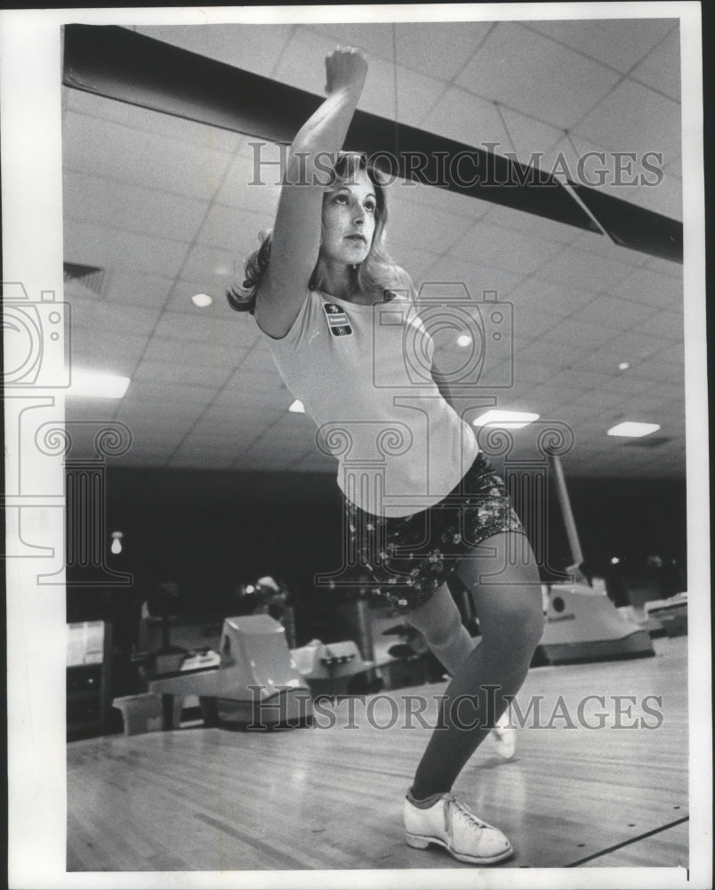 1978 Press Photo Virginia Norton during first qualifying round at tournament- Historic Images