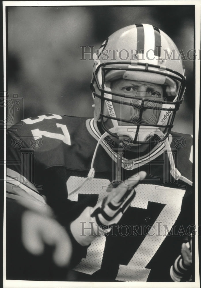 1992 Press Photo Mark Murphy, player for the Green Bay Packers football team- Historic Images