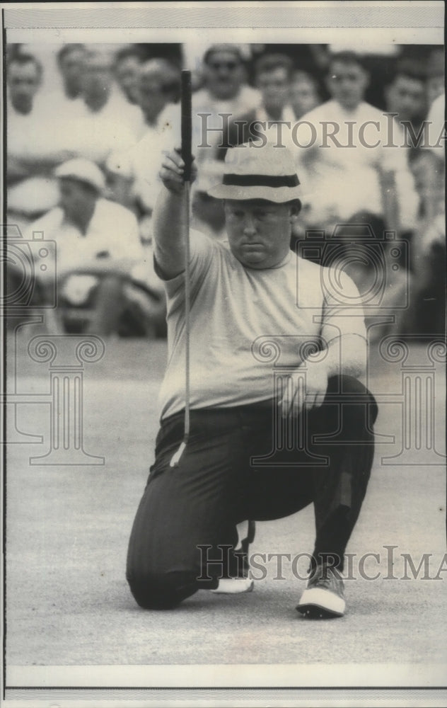 1968 Press Photo Westchester Golf Classic leader after two rounds, Bob Murphy.- Historic Images