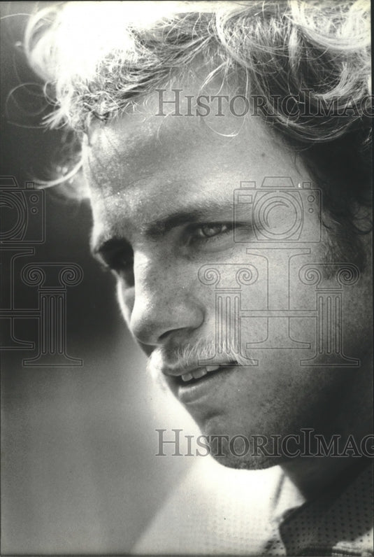 1980 Press Photo University of Wisconsin football player, John Josten- Historic Images