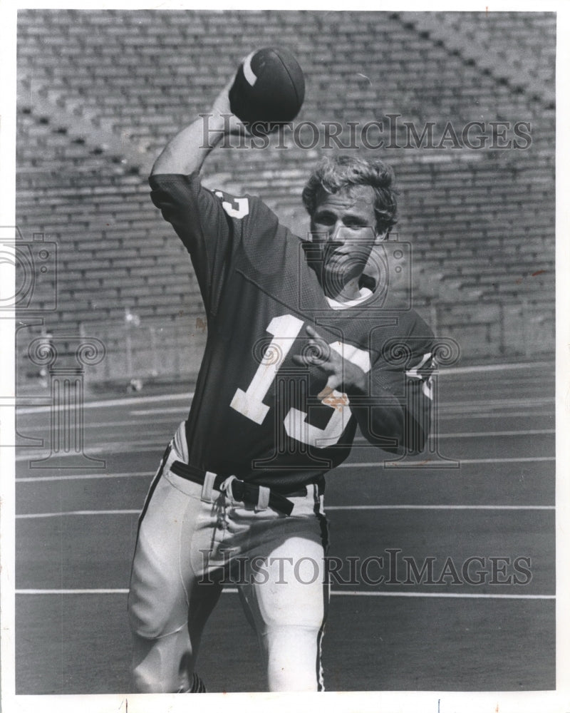 1978 Press Photo University of Wisconsin&#39;s John Josten sophomore quarterback- Historic Images