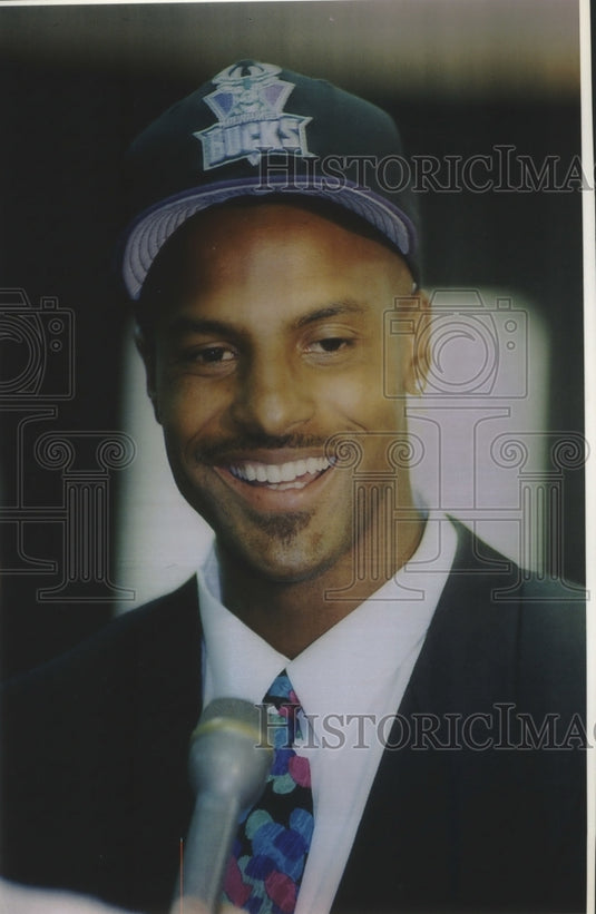 Press Photo Clipper basketball player Ken Norman - mjt14199- Historic Images