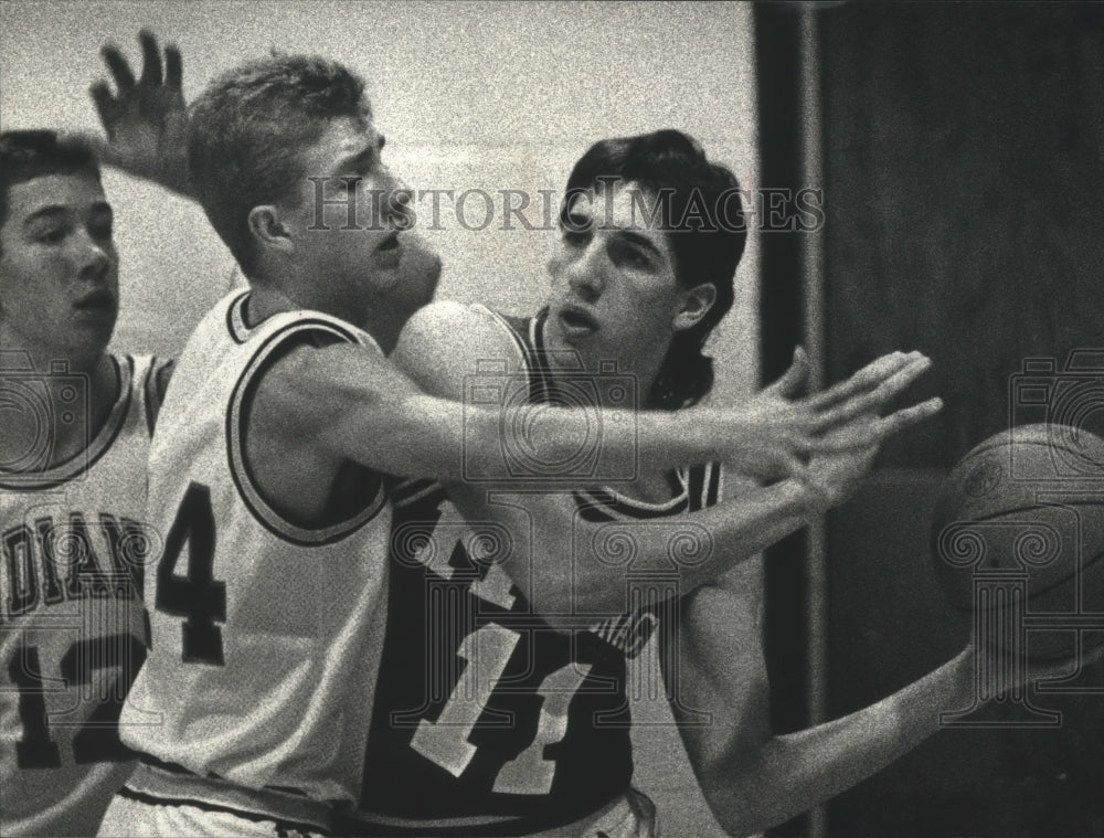 1978 Press Photo Troy Schluckebier, Senior Guard at Mukwonago High School- Historic Images