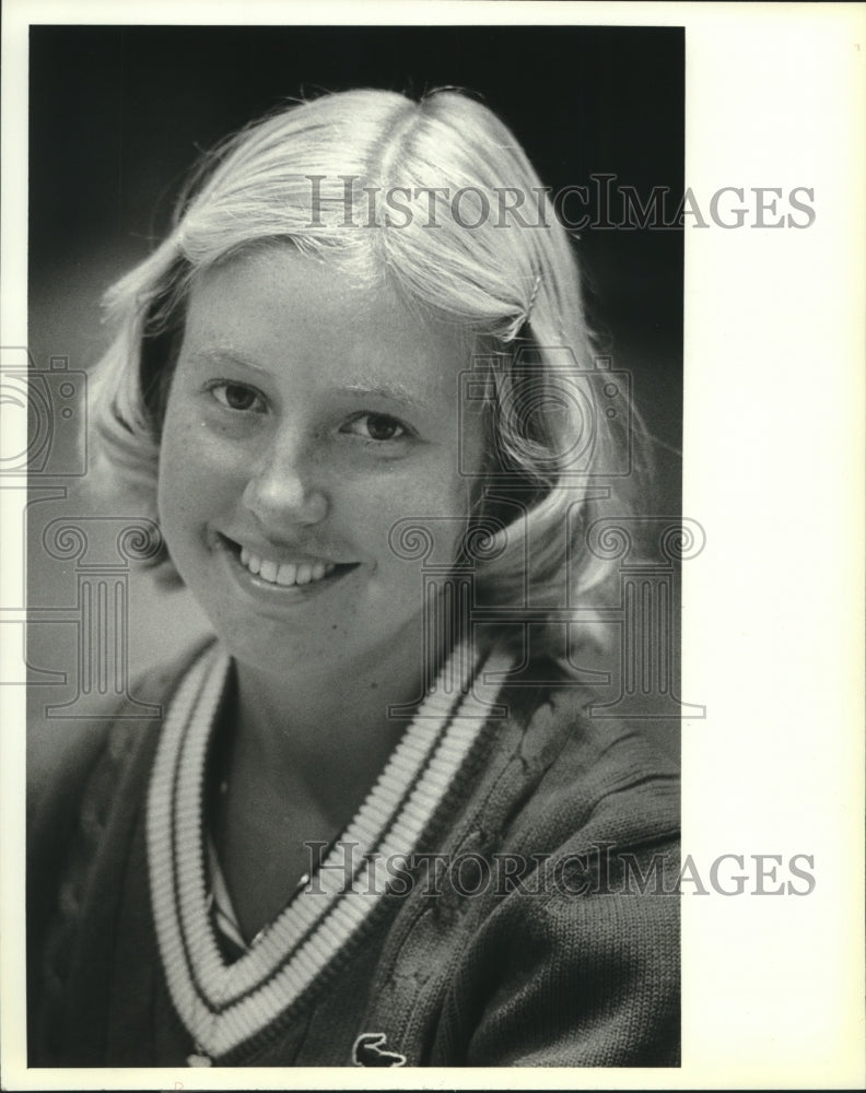 1981 Press Photo Milwaukee&#39;s&#39; Micki Schillig, Tennis - mjt14955- Historic Images