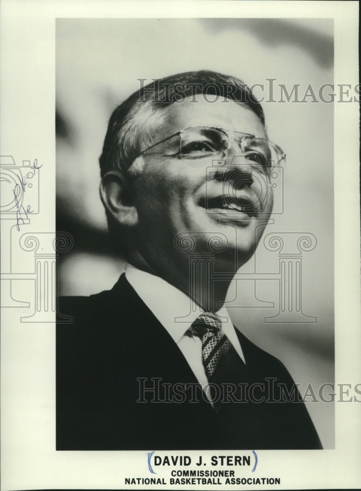 Press Photo Commissioner of the National Basketball Association, David J. Stern- Historic Images