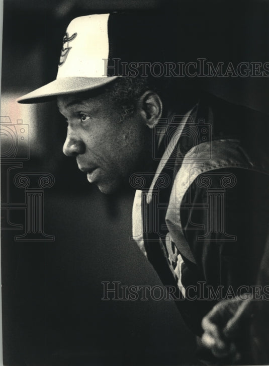 1968 Press Photo Manager Frank Robinson stared out at the Orioles' 13th straight- Historic Images
