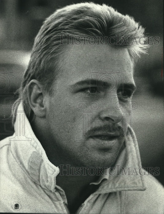 1989 Press Photo Milwaukee Express semipro football player Brad Schuenemann- Historic Images