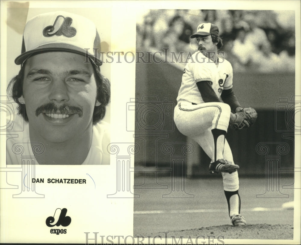 1980 Press Photo Montreal Expos Left-Handed Baseball Pitcher Dan Schatzeder- Historic Images