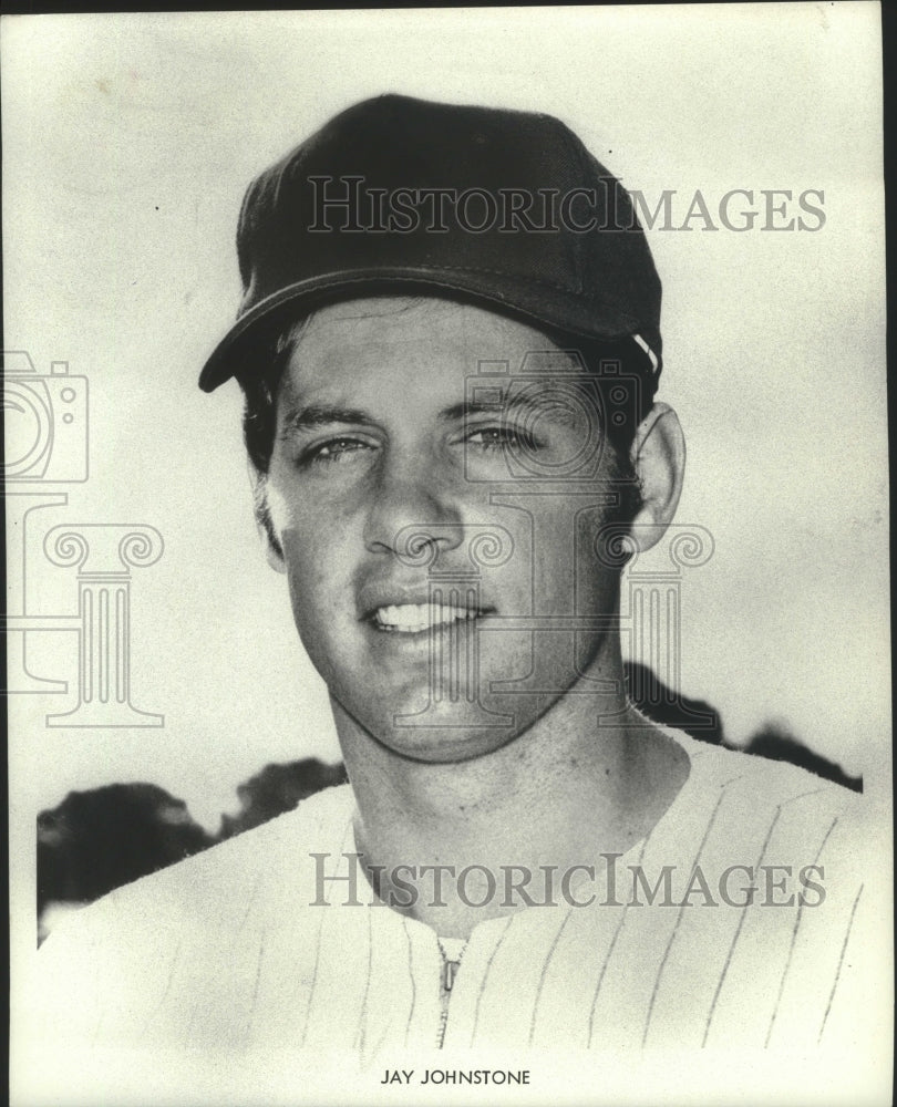 1977 Press Photo Baseball outfielder, Jay Johnstone - mjt16750- Historic Images