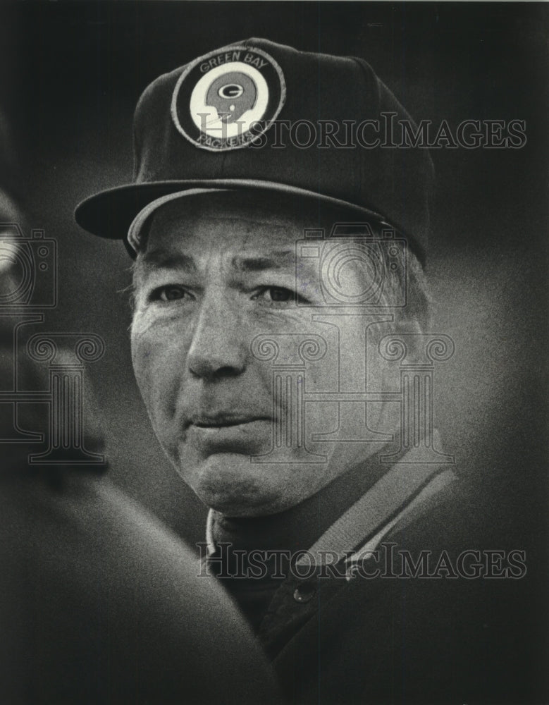 1981 Press Photo Green Bay Packers football head coach, Bart Starr - mjt16793- Historic Images