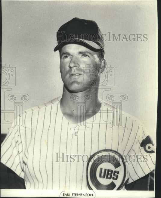 1971 Press Photo Cubs' pitcher Earl Stephenson - mjt16827- Historic Images