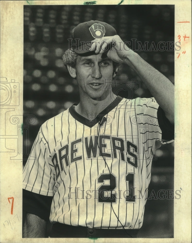 1982 Press Photo Milwaukee Brewers baseball pitcher, Don Sutton - mjt16973- Historic Images