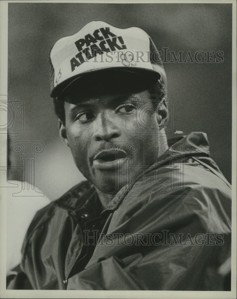 1983 Press Photo Green Bay Packer player John Jefferson - mjt16979- Historic Images