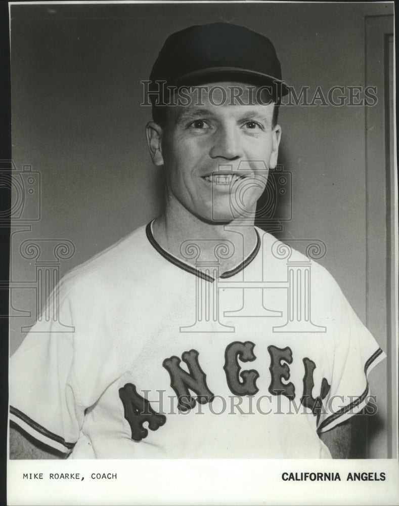 1971 Press Photo California Angels Mike Roarke - mjt17023- Historic Images