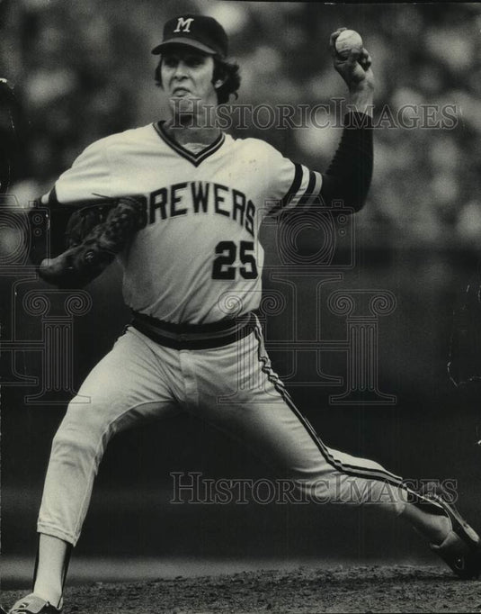 1980 Press Photo Milwaukee Brewers' Pitcher Bill Travers - mjt17639- Historic Images