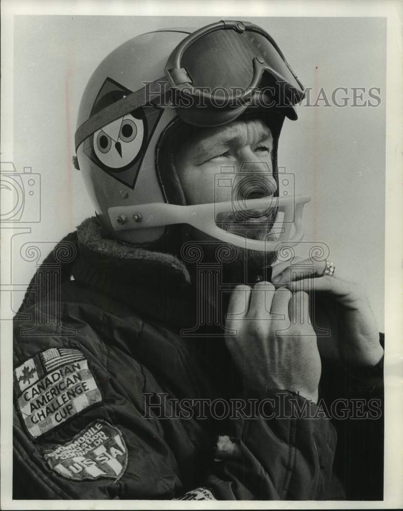 1969 Press Photo Bernard E. Gruenke Jr., men&#39;s race car driver. - mjt17793- Historic Images