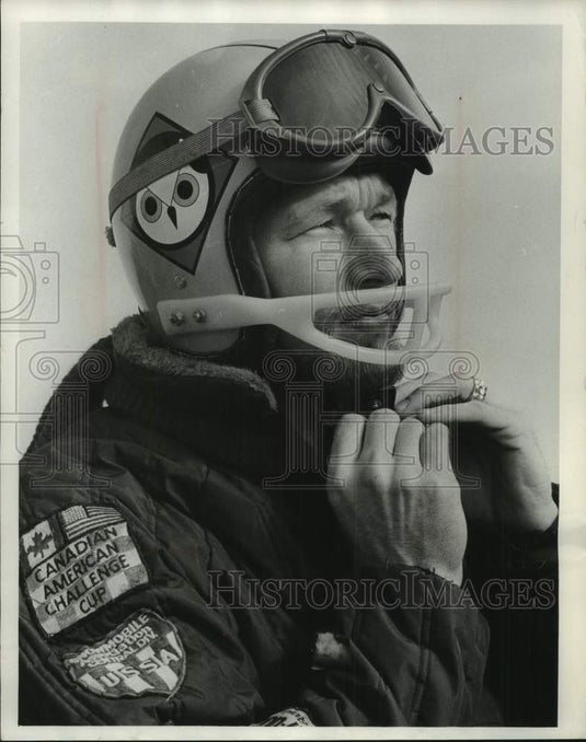 1969 Press Photo Bernard E. Gruenke Jr., men's race car driver. - mjt17793- Historic Images
