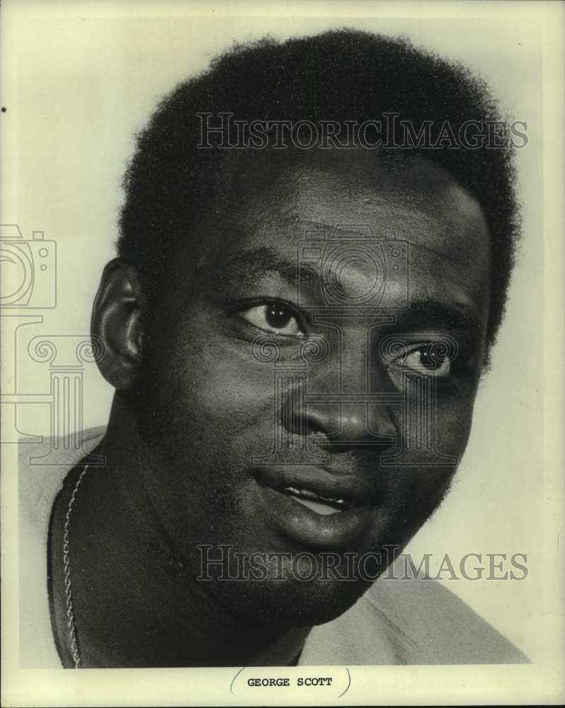 1975 Press Photo Major League Baseball Player George Scott From Mississippi