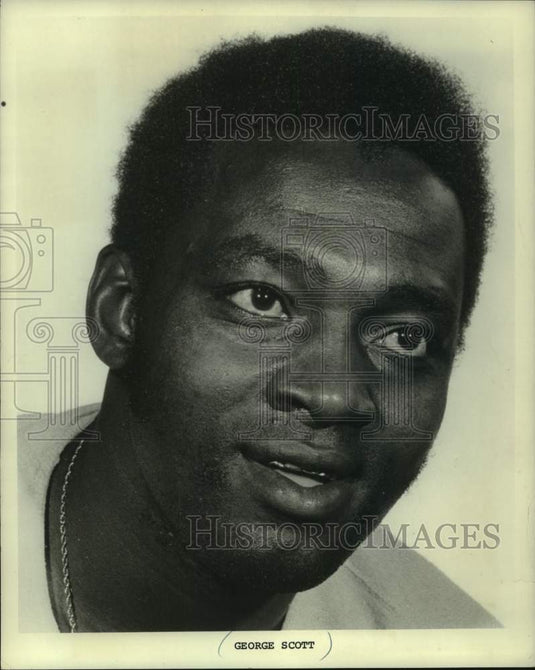 1975 Press Photo Major League Baseball Player George Scott From Mississippi