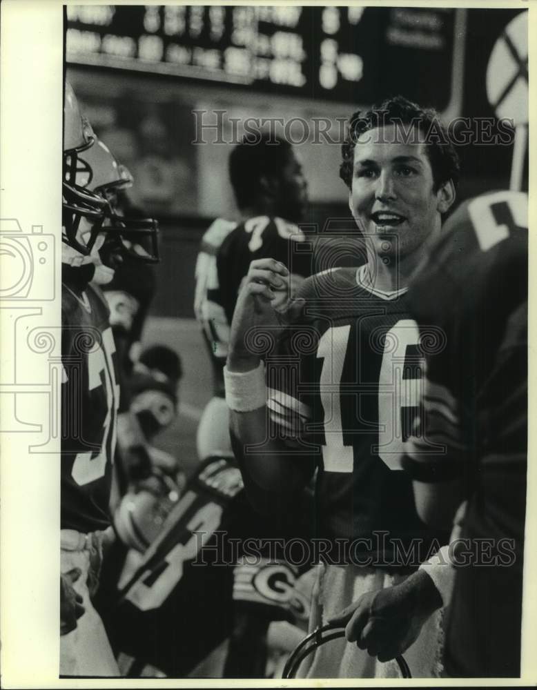 1985 Press Photo Green Bay Packers football quarterback, Randy Wright- Historic Images