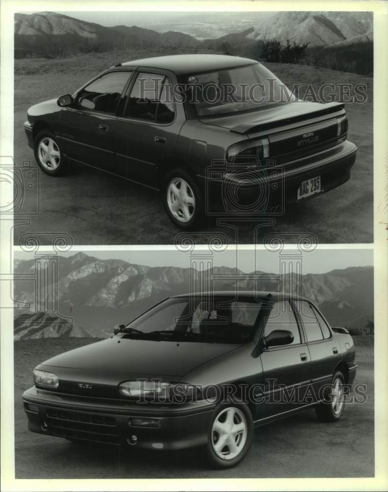 1991 Press Photo Isuzu Stylus XS Automobile - mjt18937- Historic Images
