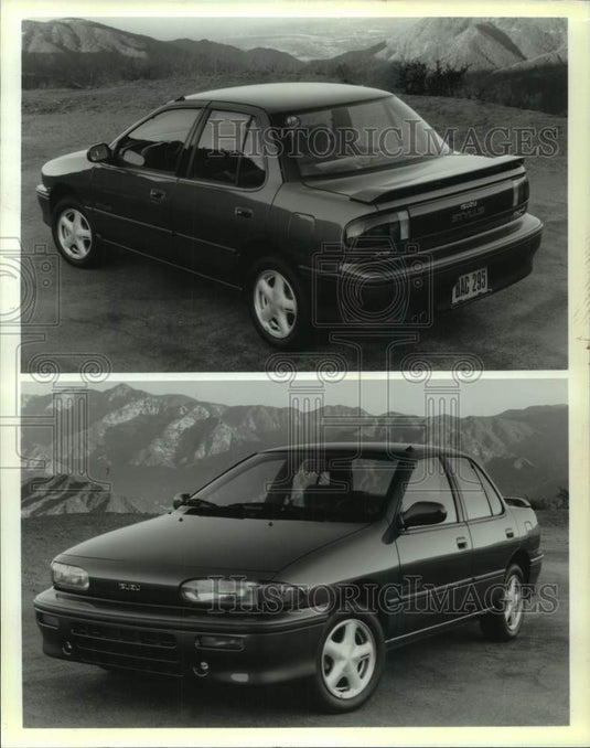 1991 Press Photo Isuzu Stylus XS Automobile - mjt18937 – Historic