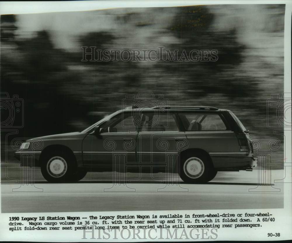 1989 Press Photo Subaru&#39;s 1990 Legacy Station Wagon - mjt19572- Historic Images