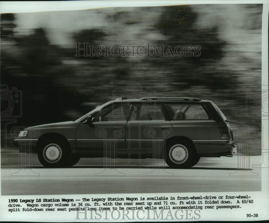 1989 Press Photo Subaru's 1990 Legacy Station Wagon - mjt19572- Historic Images