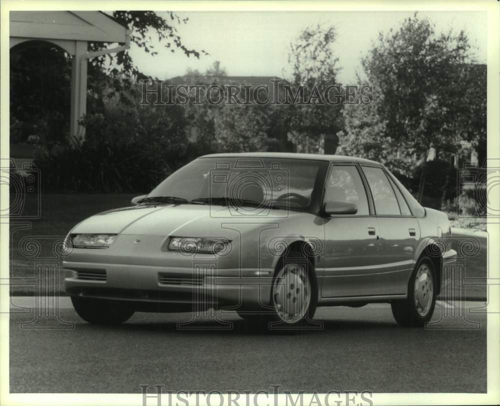 1990 Press Photo 1991 Saturn Sports Touring Sedan-SL2 from General Motors.- Historic Images