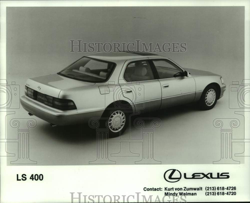 1989 Press Photo Toyota&#39;s Lexus LS 400 will be introduced in Wisconsin next week- Historic Images