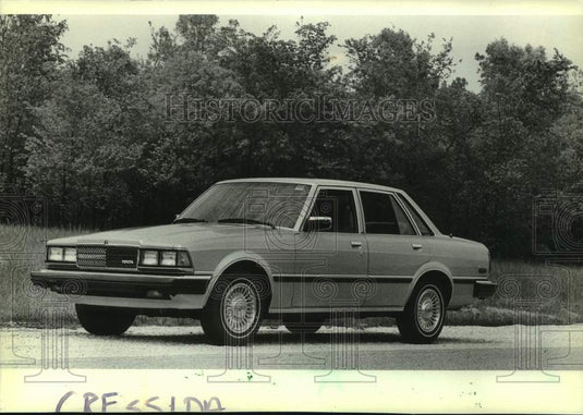 1981 Press Photo Toyota Cressida Safro is a four-door, roomy, family-sized sedan- Historic Images