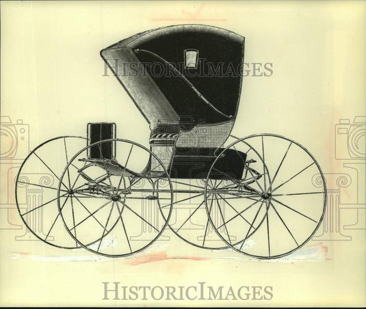 1981 Press Photo The Doctor's Wagon was popular buggy model of yesterday.- Historic Images