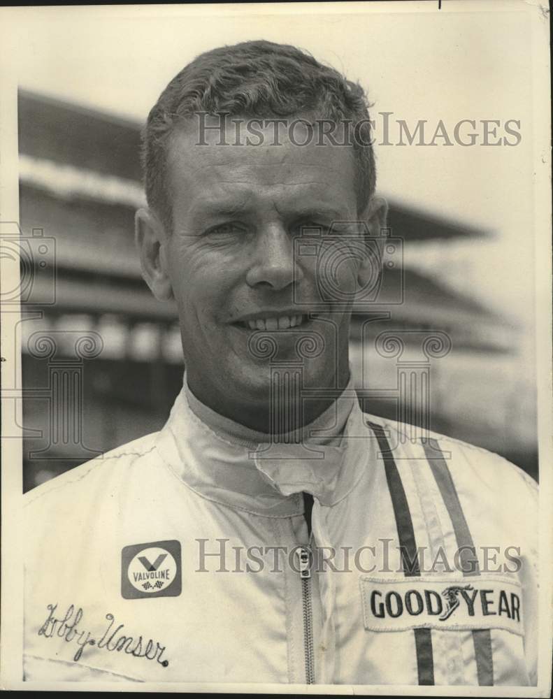 1971 Press Photo Race car driver Bobby Unser - mjt20215- Historic Images