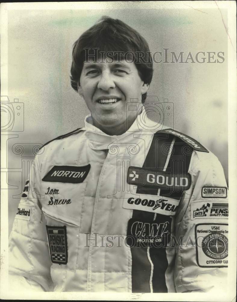 1980 Press Photo Auto racer, Tom Sneva - mjt20248- Historic Images