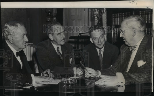 1949 Press Photo Secretary of State Dean Acheson and Foreign Relations Committee- Historic Images