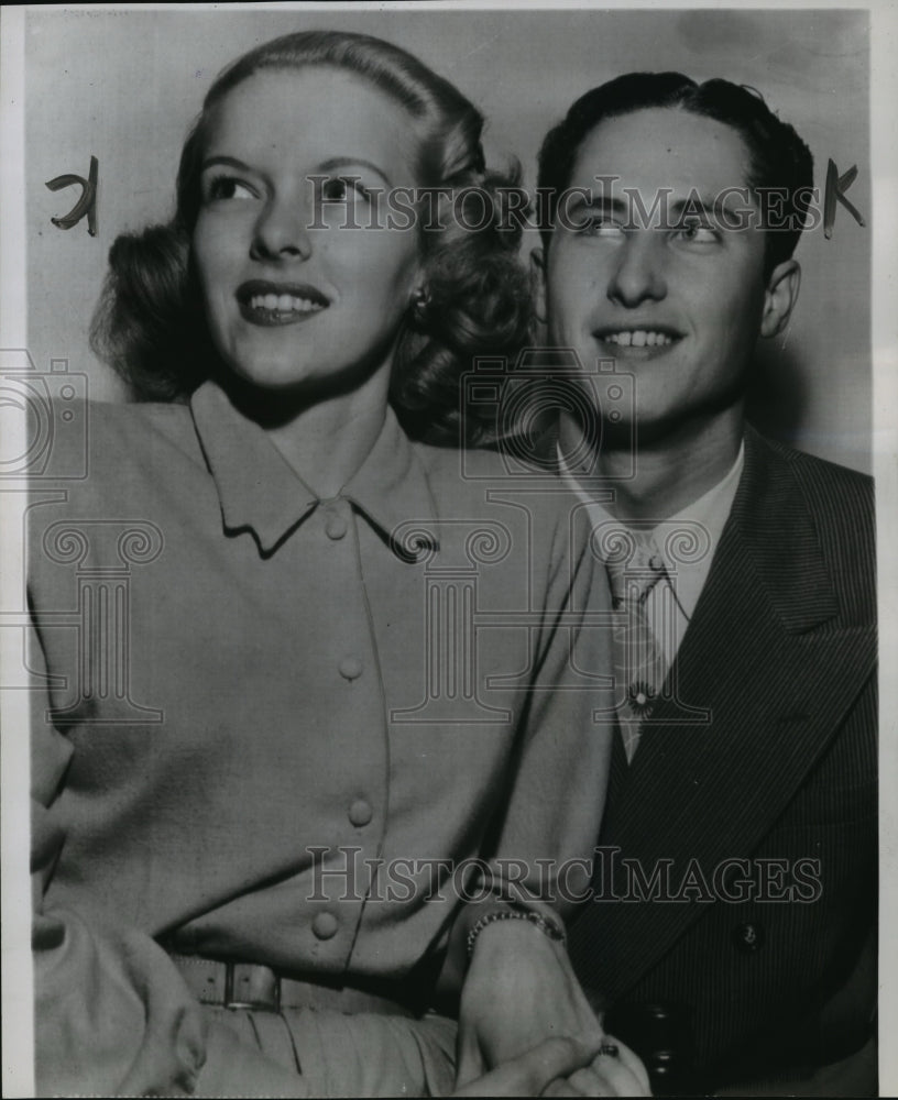 1946 Press Photo Marjorie Bong, widow of flying ace Richard Bong will remarry.- Historic Images